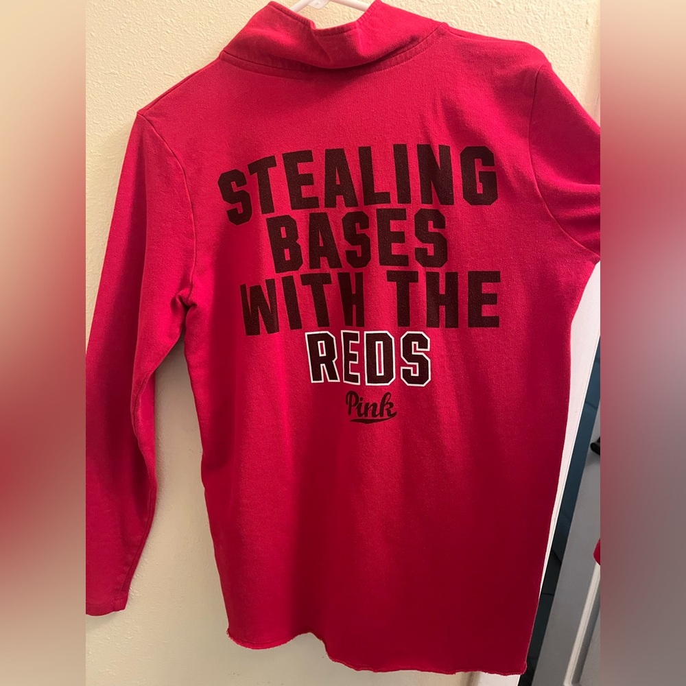 PINK Victoria's Secret Cincinnati Reds Women’s Jacket Small MLB Baseball fans